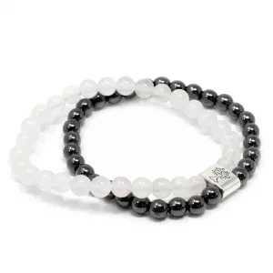 Magnetic Gemstone Bracelet – Rock Quartz