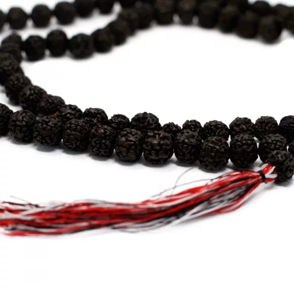 108 Rudraksha Mala - Dark - Image 2