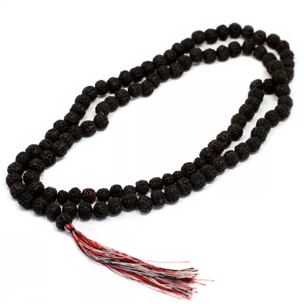 108 Rudraksha Mala - Dark - Image 3