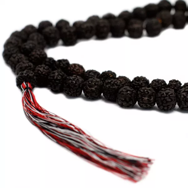 108 Rudraksha Mala - Dark - Image 4