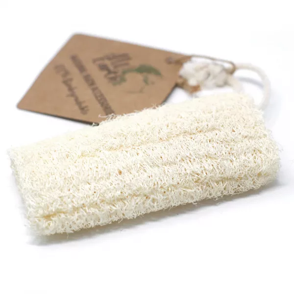 Natural Loofah Scrub on Rope - 5\" - 12.7 cm - Image 3