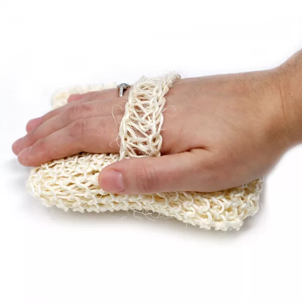Sisal Sponge and Scrub - Extra Exfoliating Cushion - Image 4