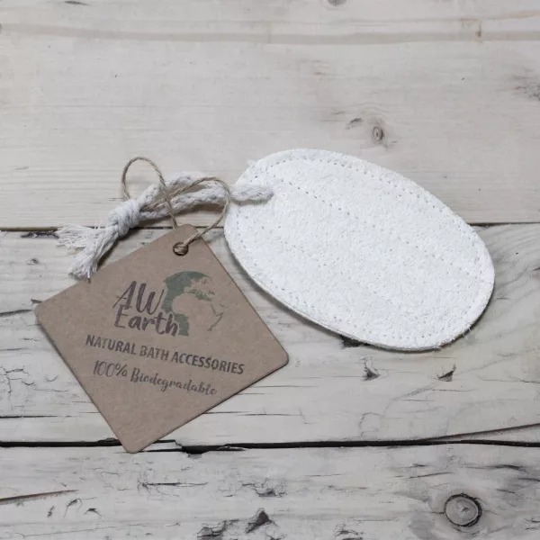 Natural Loofah Body Scrubs - Oval Rub - Image 2