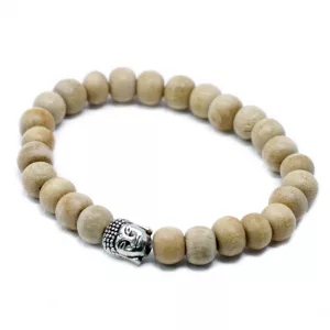 Fragrant Sandal Beads & Buddah Bangle