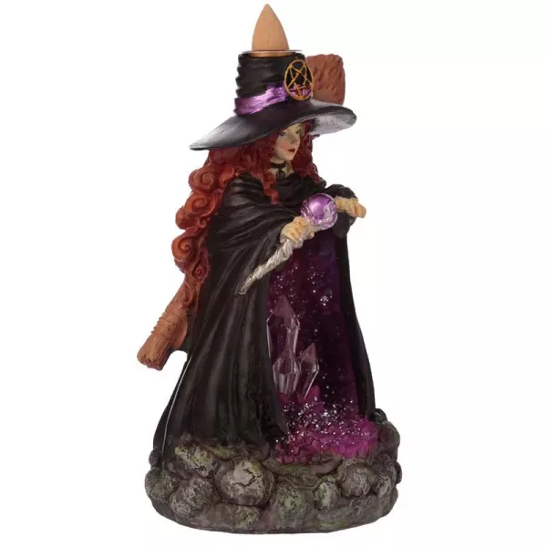 Witches Crystal Cave LED Backflow Incense Burner - Image 2