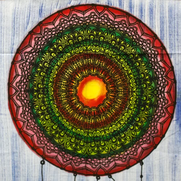 Handbrushed Cotton Wall Art -Dreamcather - Image 2