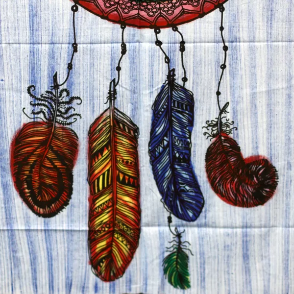 Handbrushed Cotton Wall Art -Dreamcather - Image 3