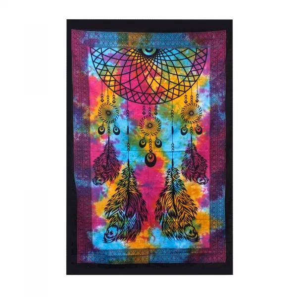 Double Cotton Bedspread + Wall Hanging - Dreamchatcher - Image 2