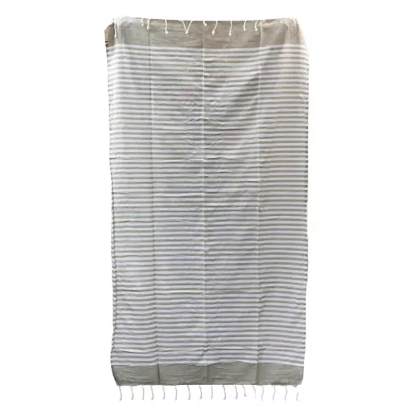 Cotton Pario Towel - 100x180 cm - Warm Sand - Image 3