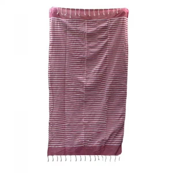 Cotton Pario Throw - 100x180 cm - Hot Pink - Image 3