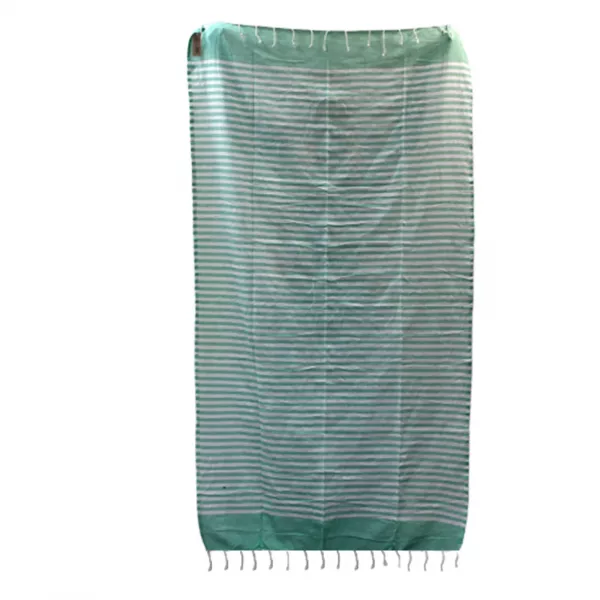 Cotton Pario Throw - 100x180 cm - Picnic Green - Image 3
