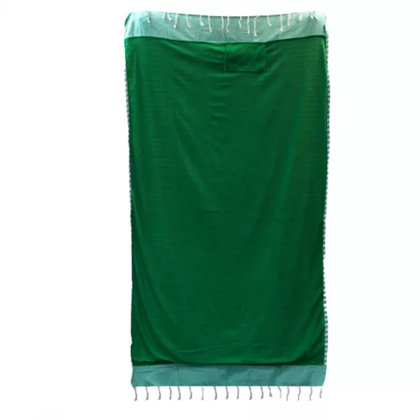Cotton Pario Towel - 100x180 cm - Picnic Green - Image 4