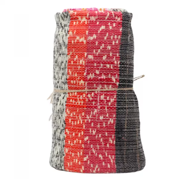 156 x 90cm Ultra Luxury Rag Rug - Natural - Image 2