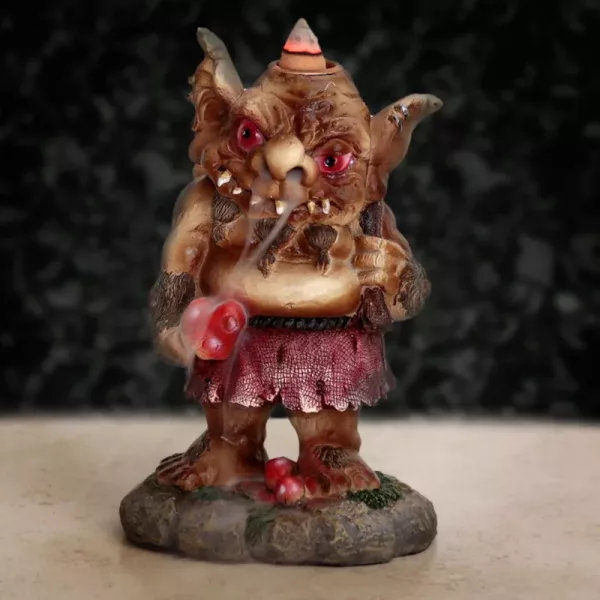 Mushroom Troll Backflow Incense Burner - Image 4