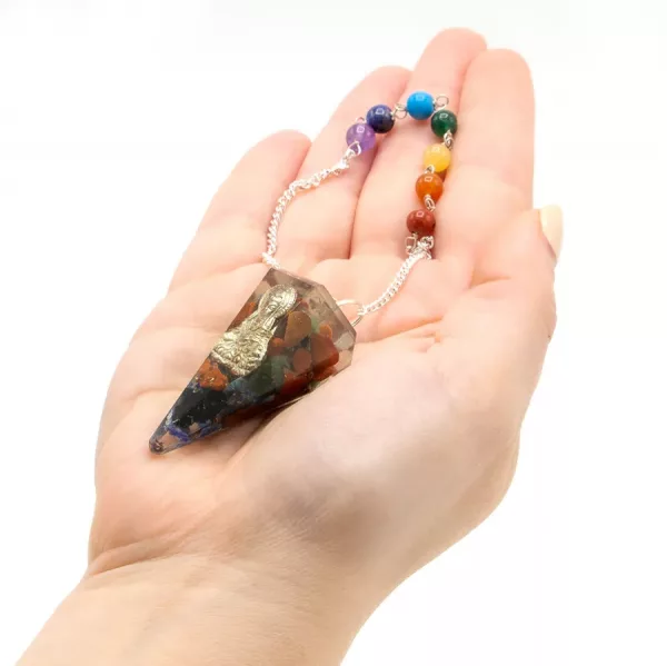 Orgonite Power Chakra Pendulum - Buddha - Image 3