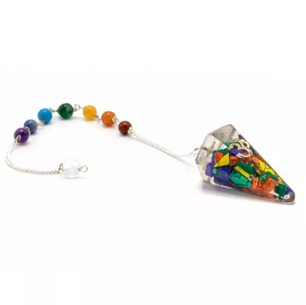 Orgonite Power Chakra Pendulum - Om - Image 2