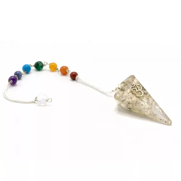 Orgonite Power Chakra Pendulum - Om - Image 3