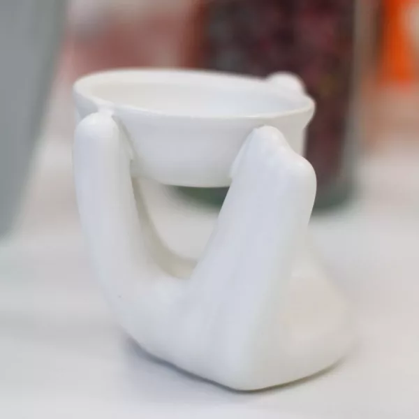 Helping Hand Oil Burner  - White - Image 3
