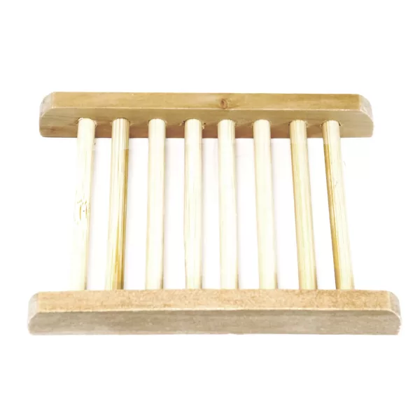 Hemu Wood Soap Dish - Ladder - Image 2