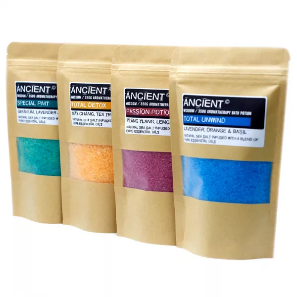 Aromatherapy Bath Potion in Kraft Bag 350g - Sleepy Head - Image 3