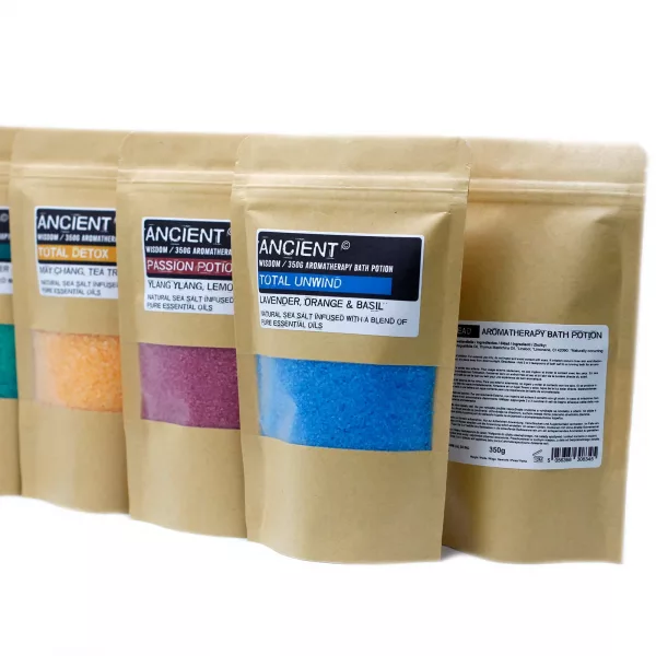 Aromatherapy Bath Potion in Kraft Bag 350g - Sleepy Head - Image 4