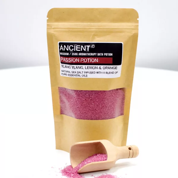 Aromatherapy Bath Potion in Kraft Bag 350g - Passion - Image 2