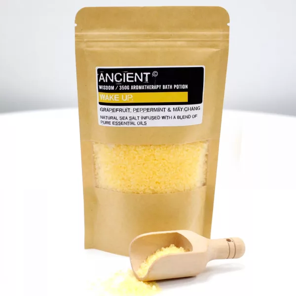 Aromatherapy Bath Potion in Kraft Bag 350g - Wake Up - Image 2
