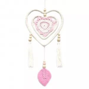 Dream Catcher - Medium Pink Heart in Heart