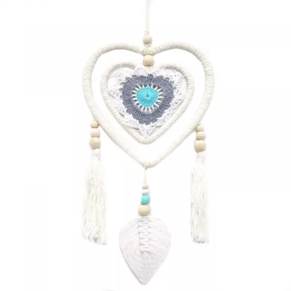 Dream Catcher - Medium Blue Heart in Heart