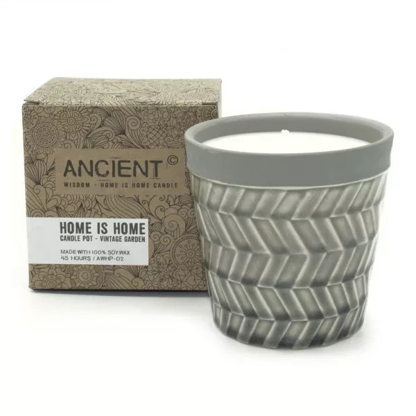 Home is Home Candle Pots - Vintage Garden - Image 2