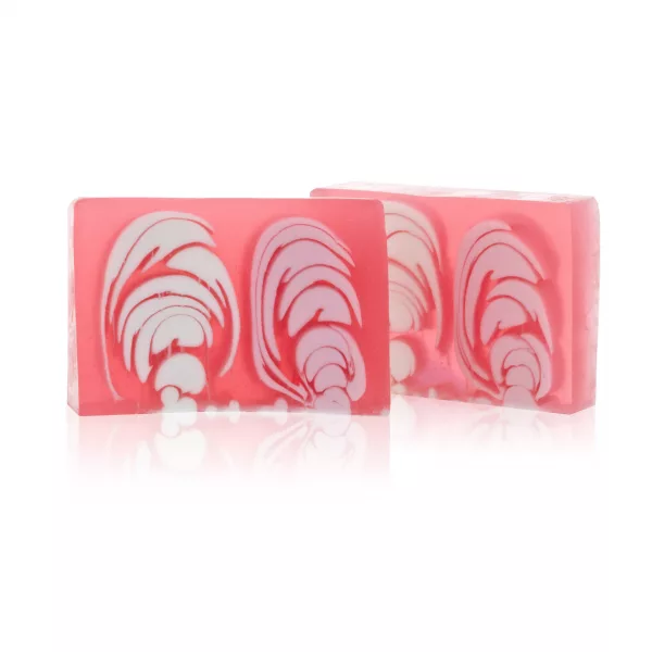 Handcrafted Soap Slice  100g  - Rose - Image 3
