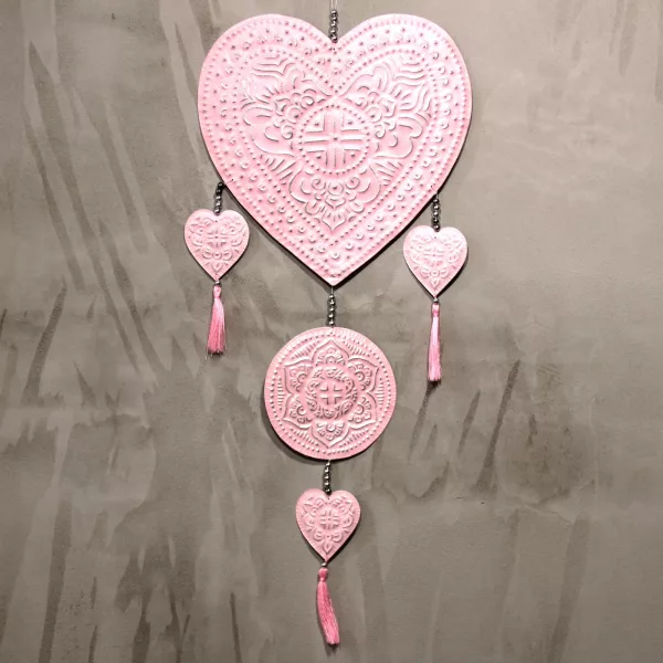 Aluminium Mobile - Hearts (assorted colors) - Image 2