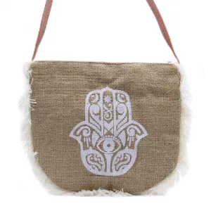 Fab Fringe Bag - Hamsa Print