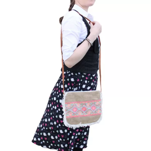 Fab Fringe Bag - Summer Pattern Embroidery - Image 2
