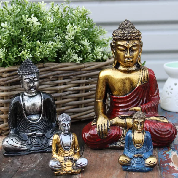 Red & Gold Buddha - Medium - Image 3