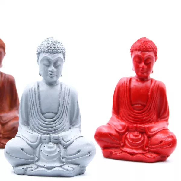 Matt Mini Buddha (Assorted Colours) - Image 2