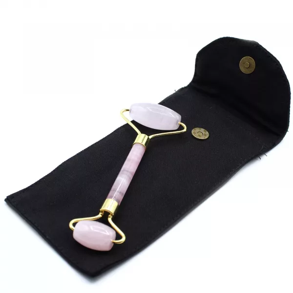 Gemstone Face Roller - Rose Quartz - Image 2