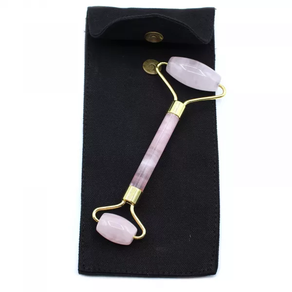 Gemstone Face Roller - Rose Quartz - Image 4