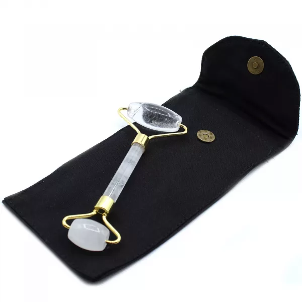 Gemstone Face Roller - Rock Quartz - Image 2