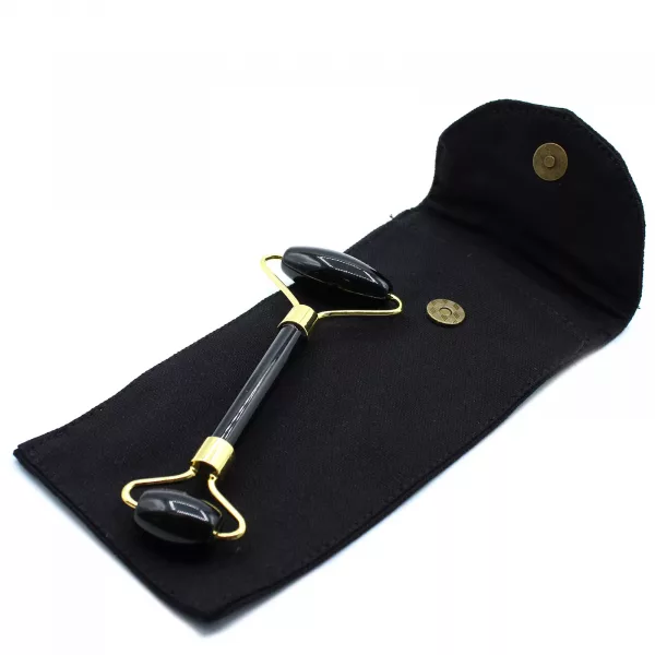 Gemstone Face Roller - Black Obsidian - Image 2