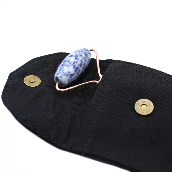 Gemstone Face Roller - Sodalite - Image 3