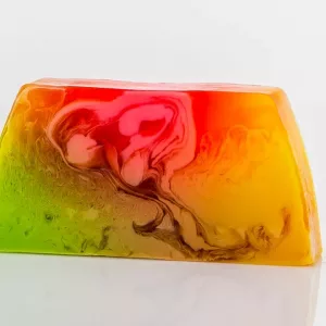 Handmade Soap Loaf - Bubble Gum - Slice Approx 100g