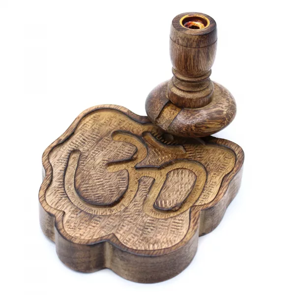 Sm Mango Wood Backflow Burner - Ohm - Image 2