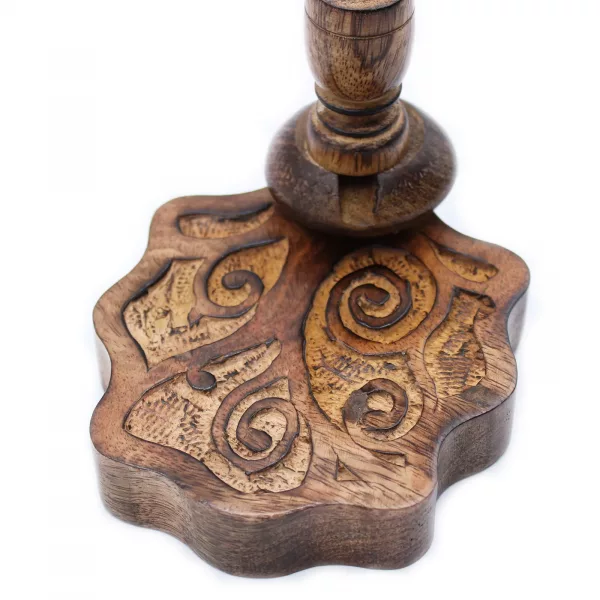 Sm Mango Wood Backflow Burner - Tree of Life - Image 3