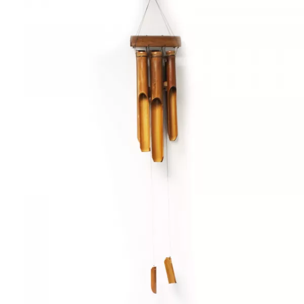 Bamboo Windchime - Natural finish - 6 Medium Tubes