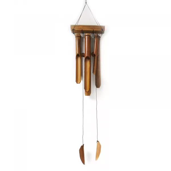 Bamboo Windchime - Natural finish - 6 Large Tubes