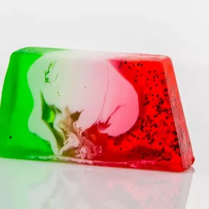 Handmade Soap Loaf - Watermelon - Slice Approx 100g