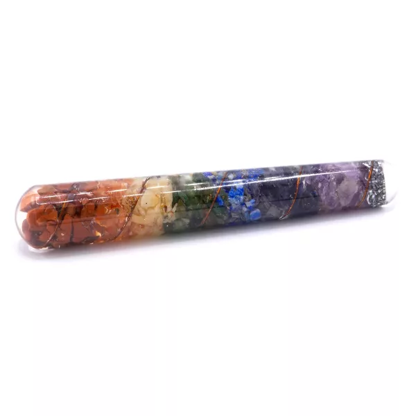 Orgonite Chackra and Copper Healing Wand - 140 x 30 mm
