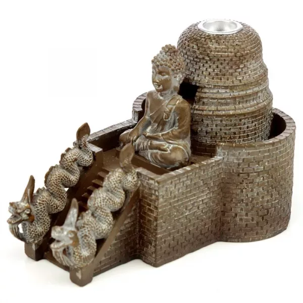 Thai Buddha Temple Backflow Incense Burner - Image 2