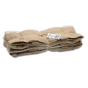 Pure Soft Jute and Cotton Mesh Bag – Rose